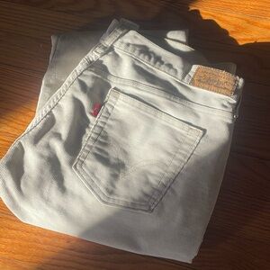 Levi white corduroys 90’s stright